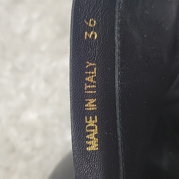 PRADA  LEATHER ankle boots size 5.5 - Picture 15 of 17